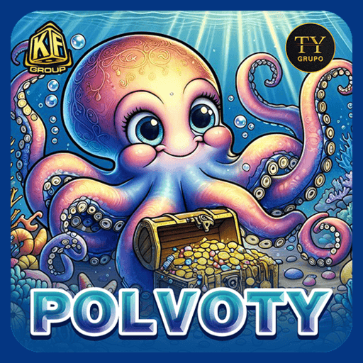 Imagem promocional da POLVOTY mostrando a plataforma e suas vantagens